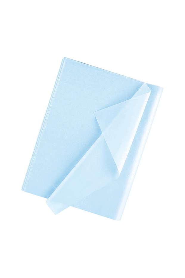 Light Blue Tissue Paper 20 Sheets – 50 x 70cm, 17gsm Acid-Free Wrap for Gifts