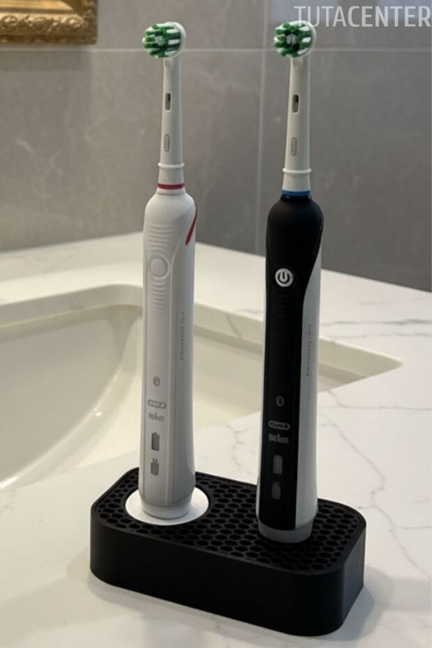 Şarjlı Diş Fırçası Standı ( 1 Yuva Sarj Aleti ) ( 1 Yuva Diş Fırçası ) - Modern ve Şık Diş Fırçalık - 1