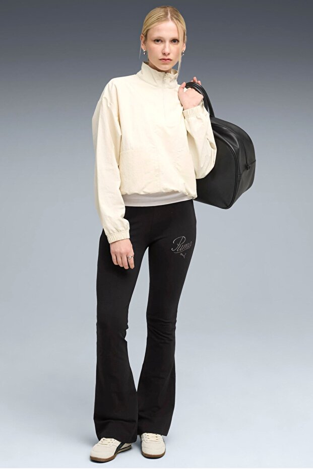 Ess Scrıpt Flared Kadın Tayt - 3