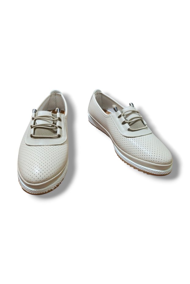 Women's Orthopedic Lace-Up Elastic Mother Shoes