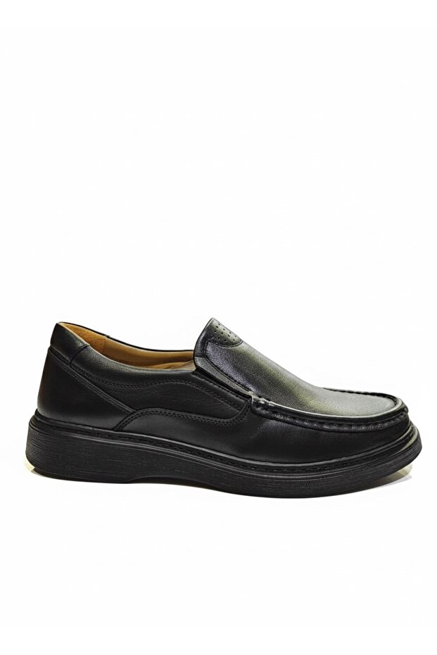Dr.Jells Genuine Leather Laceless Thick Sole Daily Comfort Shoes K1658-175