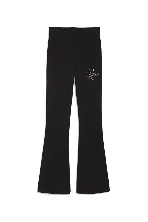 Ess Scrıpt Flared Kadın Tayt - 4