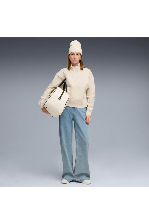 Class Half-Zip Crew Kadın Yetişkin Sweatshirt - 2