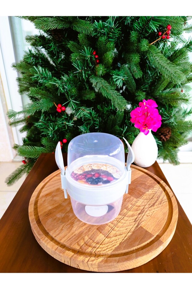 حاوية الوجبات الخفيفة بلفور - رمادي - 4