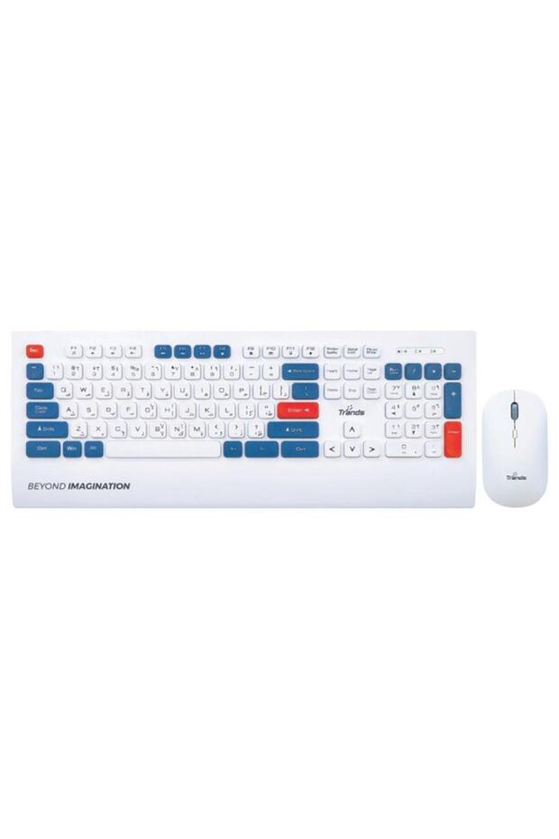 Keyboard and Mouse Combo White TR-KB9762