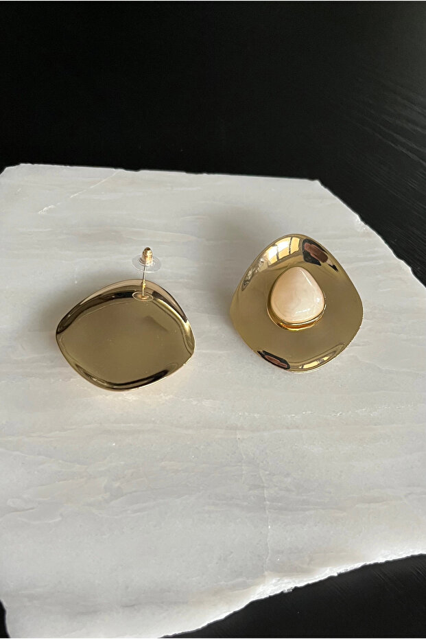 Gold Rosin Küpe - 3