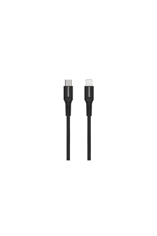 كابل شحن آيفون معتمد من Moogmax MFi بطول 1 متر - كابل Lightning يدعم الشحن السريع حتى 60 واط