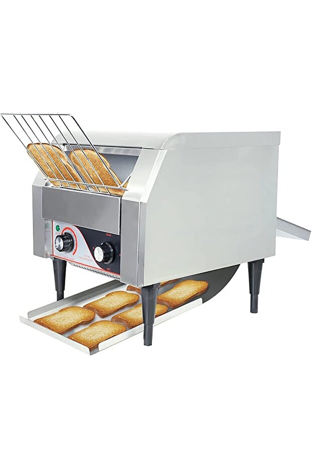 LBWF Commercial Conveyor Toaster, 2200W Electric Stainless Steel Industrial Toasters