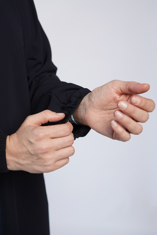 Medine İpeği Klasik Ferace - 4