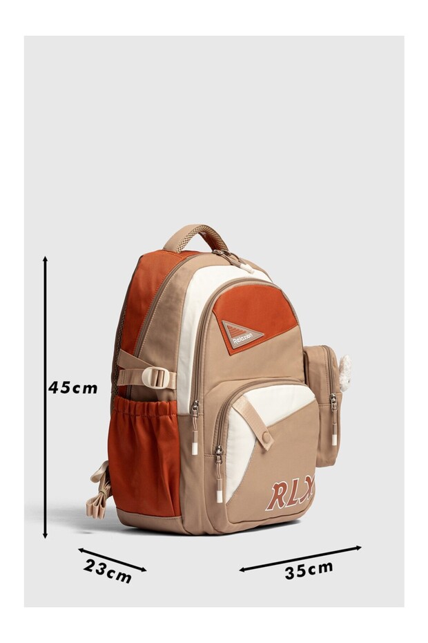 حقيبة ظهر مدرسية مقاومة للماء متعددة الأقسام - 8