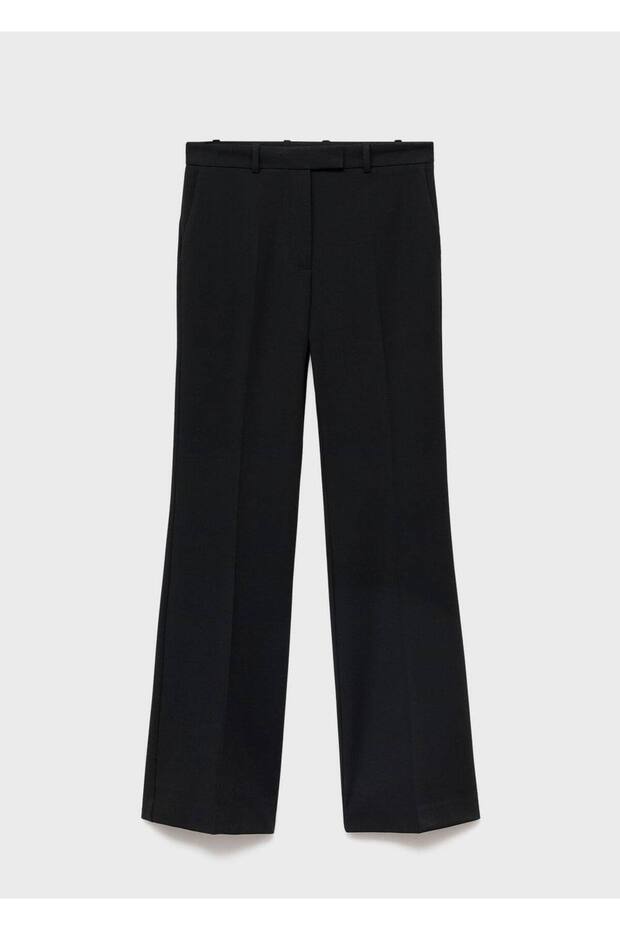 Wideleg-Hose mit mittlerer Taille - 3
