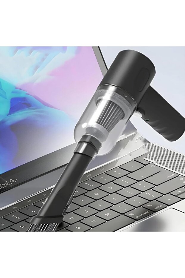 3 in 1 Portable Vacuum Cleaner Duster Blower Air Pump Wireless Handheld Clean Microscopic Du