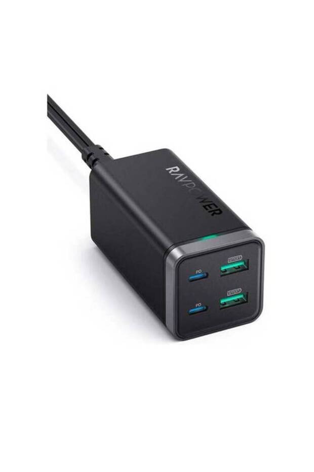 PowerCube Smart Cube with 4 Triple Sockets and 2 USB Ports - Green - 6