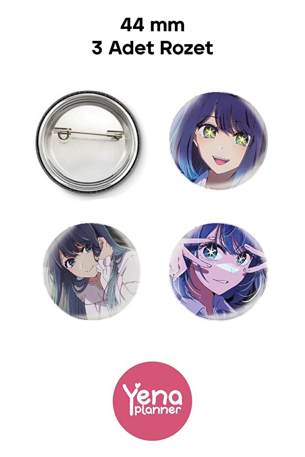 Oshi No Ko Bag Ornament / Badge Set