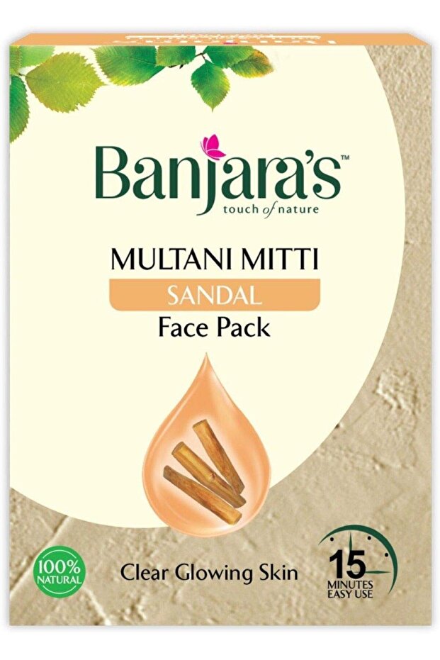 Multani Mitti + Sandal Face Pack Powder 400gms (4X100gms)