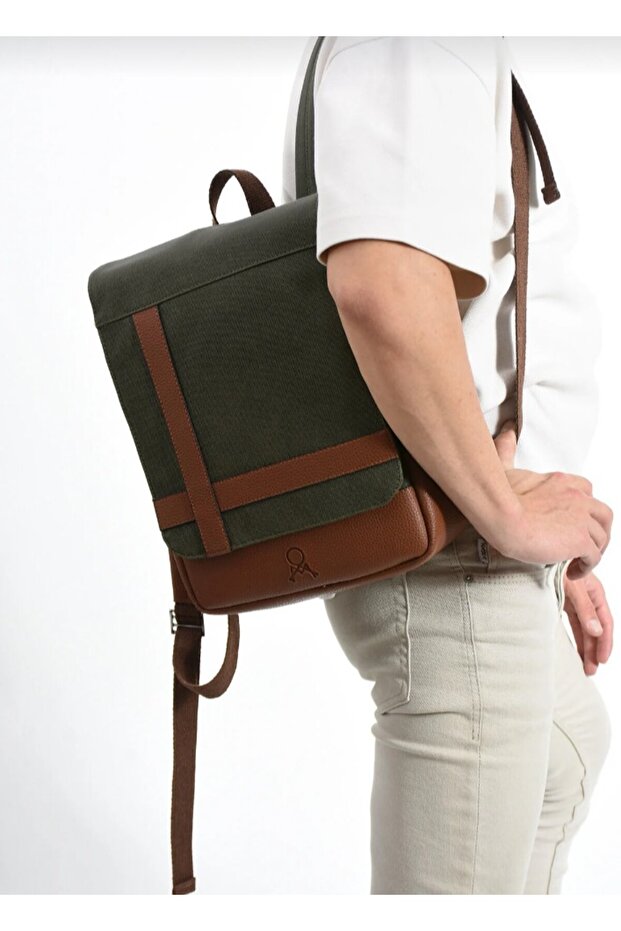 حقيبة ظهر ميجا كانفاس للرجال - 1