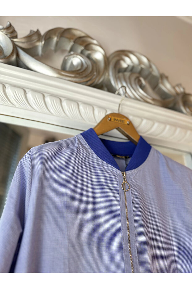 6389 Elbise - Mavi - 1