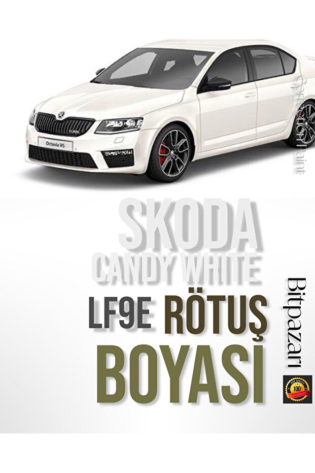 Skoda Candy White Fabia, Rapid, Octavia, Superb, Karoq, Kodiaq, Yeti Lf9E - Touch up Paint 28ml.