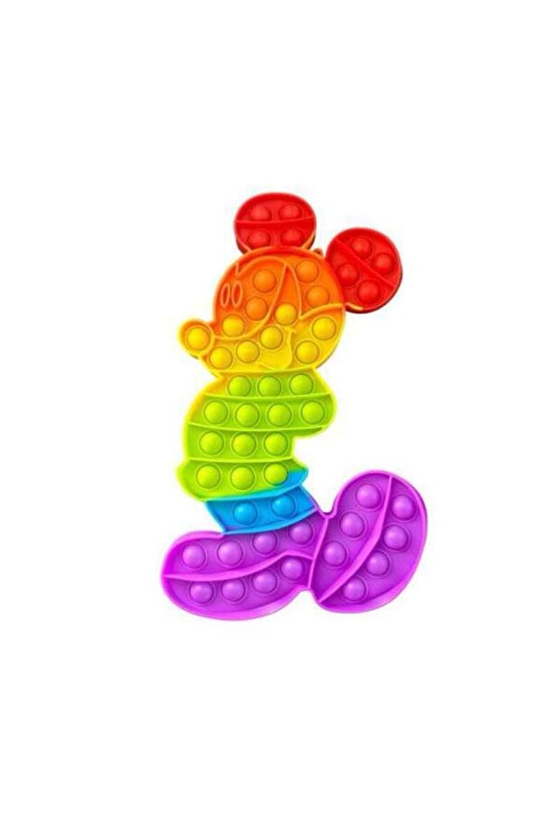 Pop It Jumbo Mickey Mouse Pop It Fidget Simple Dimple Anti Stres Oyuncak - 1