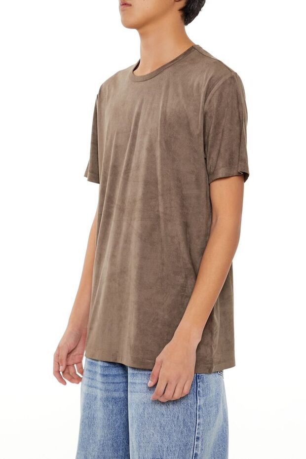 Basic Bisiklet Yaka Tişört - 1