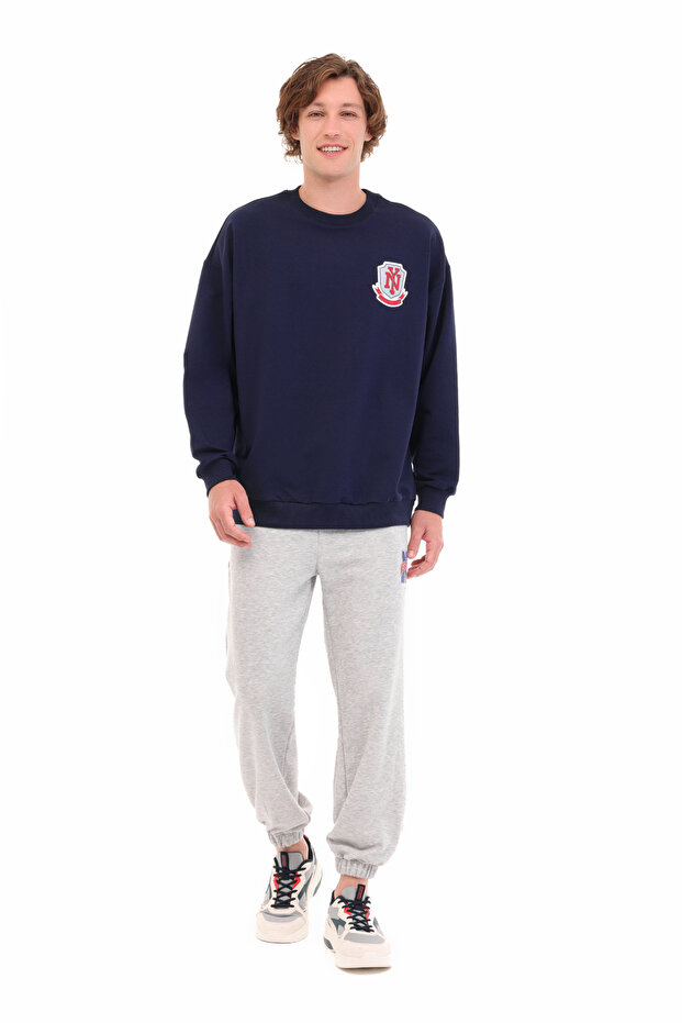 ML CLASY 16CTY208 5PR Lacivert Erkek Sweatshirt - 3