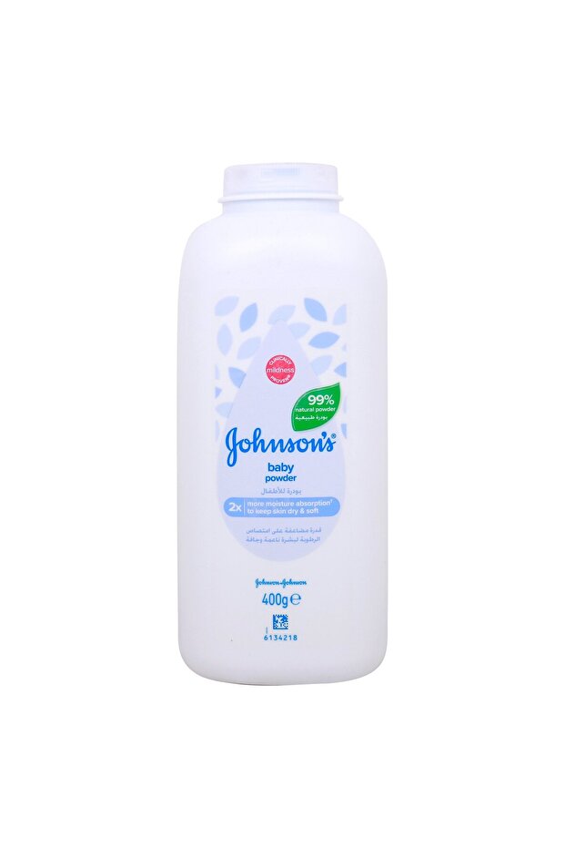 Classic Fine Seed Grain Absorbent Pure Cotton Baby Talcum Powder (400g)