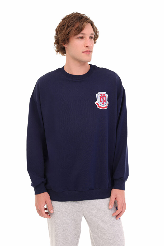 ML CLASY 16CTY208 5PR Lacivert Erkek Sweatshirt - 1