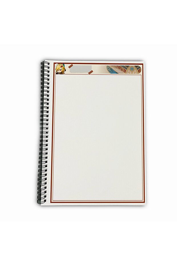 Genshin Impact Kaveh Unlined A4 School Notebook 72 Sheets Model 3 - 5