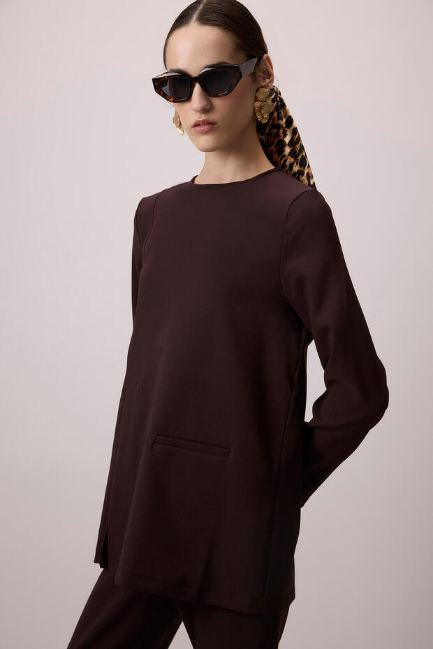 CEPLİ KREP TUNİK - 3