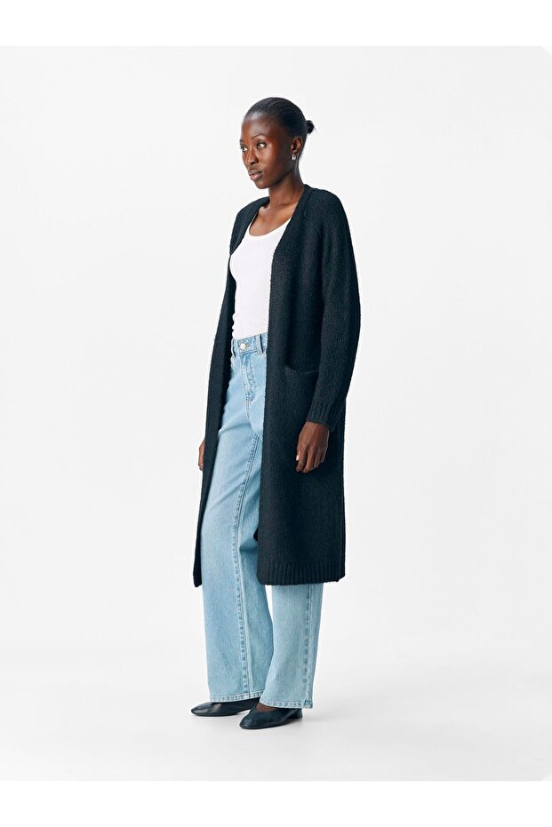 Strickjacke Longline - 1