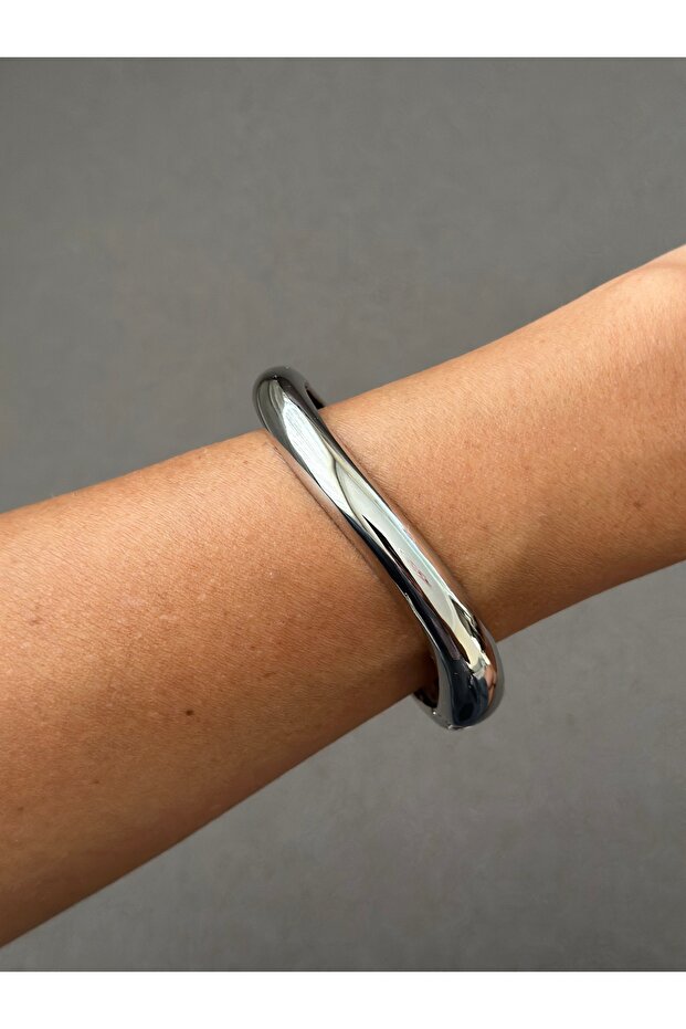 Silver Geometrik Kelepçe - 2