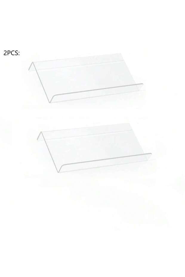 2PCS 4/2 Layer Drawer Organizer Adjustable Acrylic Jars Rack Tray Expandable Seasoning Organizer C