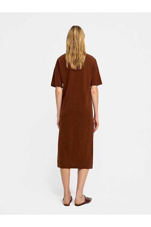 Midi Örme Elbise - 3