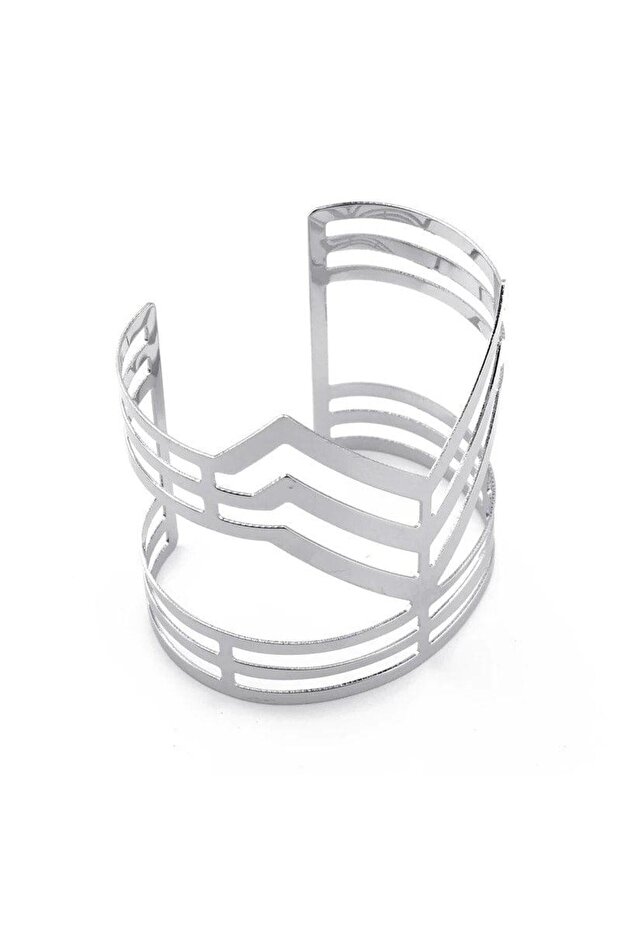 Silver-colored bracelet, adjustable, Rubina C1 - 2