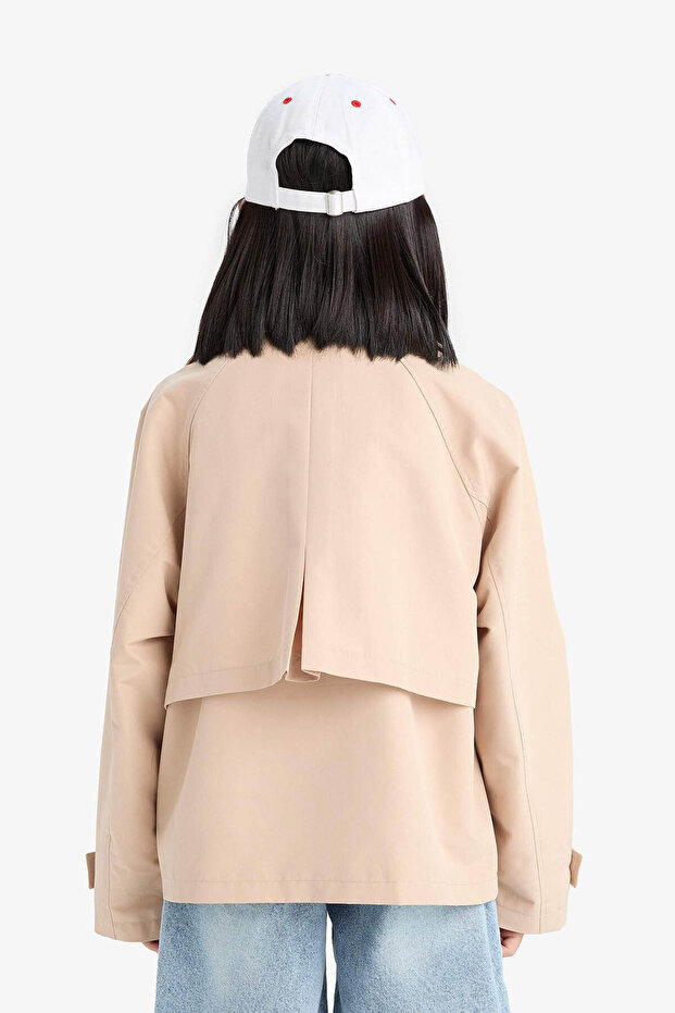 Bej Kız Çocuk Trençkot D6938A8/BG387 - 6