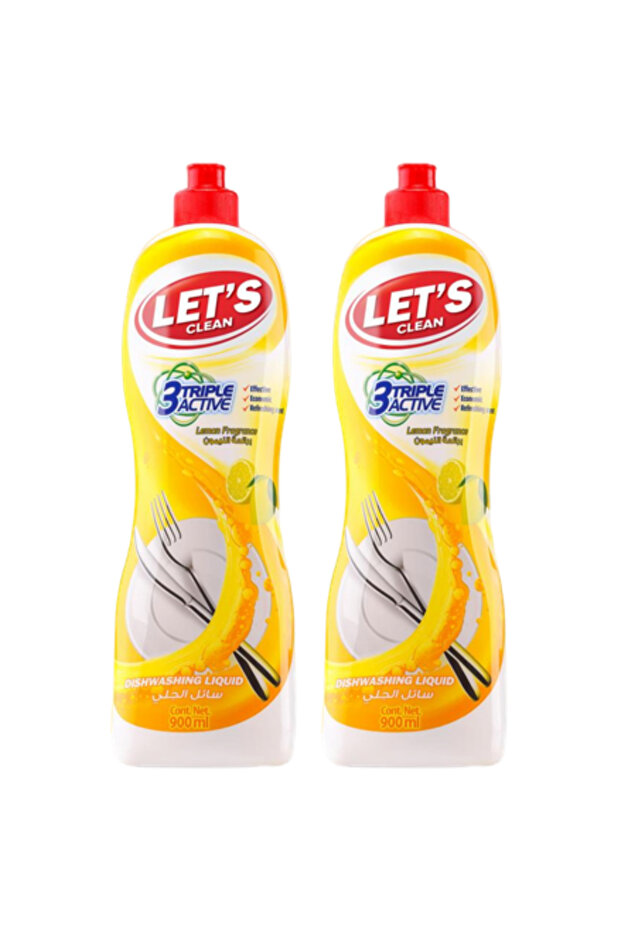 Dishwashing Liquid Lemon 900ml Pack of 2