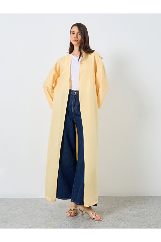 عباية سادة بفتحة جانبية - 2