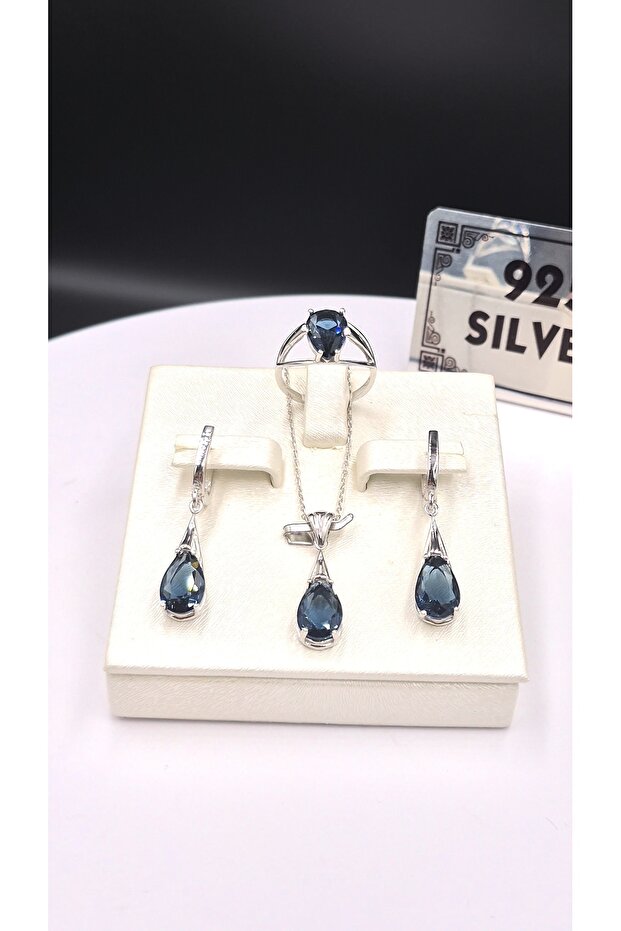 925 Ayar Kadın Gümüş Set - 2