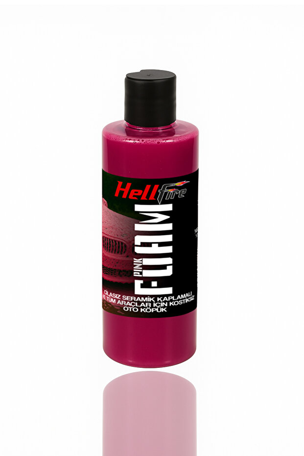 HellFire Pembe Köpük Oto Şampuan 450GR