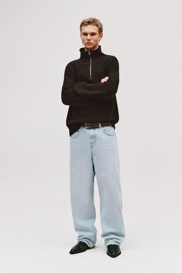 بنطال جينز فضفاض مريح - 2