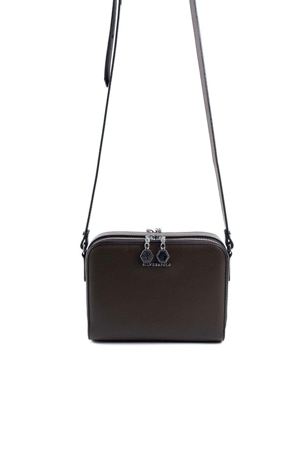 Coffee - Coffee Plain Women's Crossbody Bag Sp888