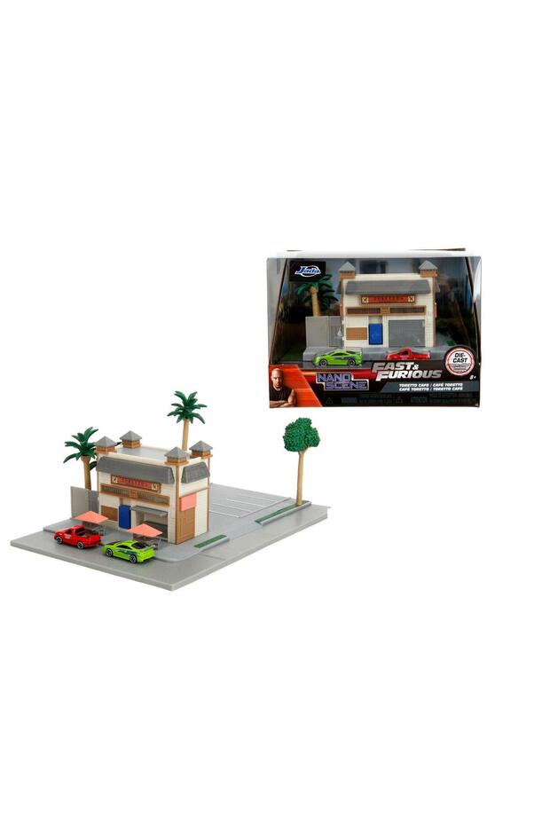 Fast and Furious Toretto's Cafe Nano Scene Diaroma Modeling 349