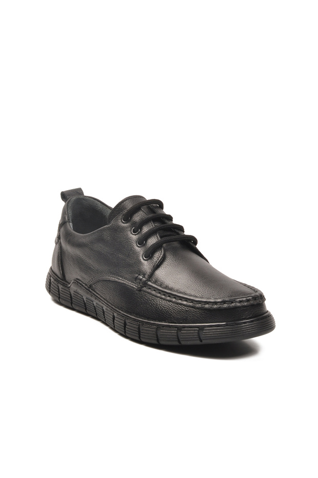 Black Genuine Leather Men's Casual Shoes 995 m