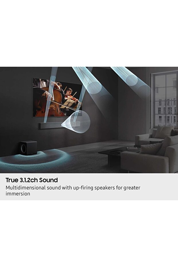 HW-QS700F/TK 345 W Ev Sinema Sistemi SoundBar - 6