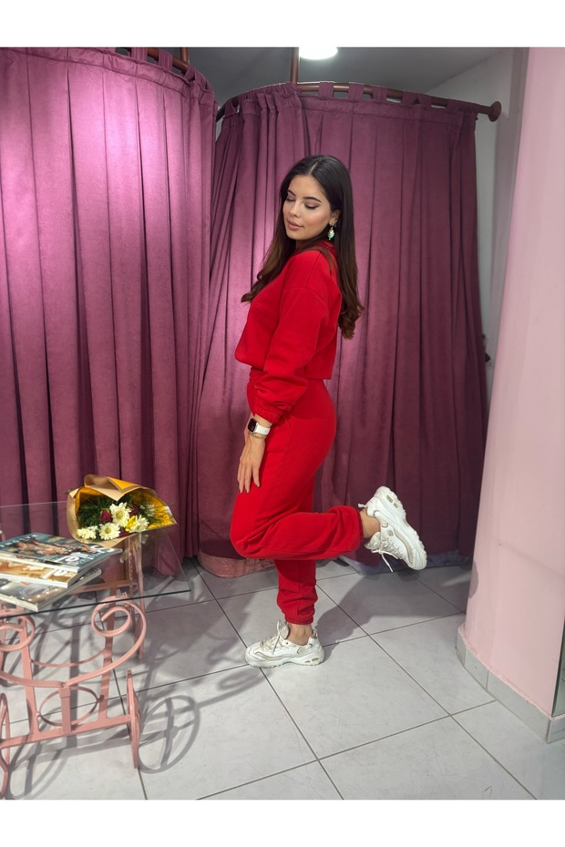 Eşofman Takımı 3 İPLİK KIRMIZI - 2