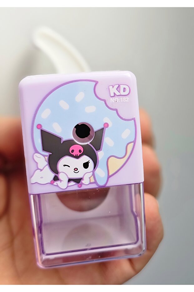 Sanrio Kuromi Cinnamorol My Melody Desk-Top Pencil Sharpener with Handle Mechanical Pencil Sharpener
