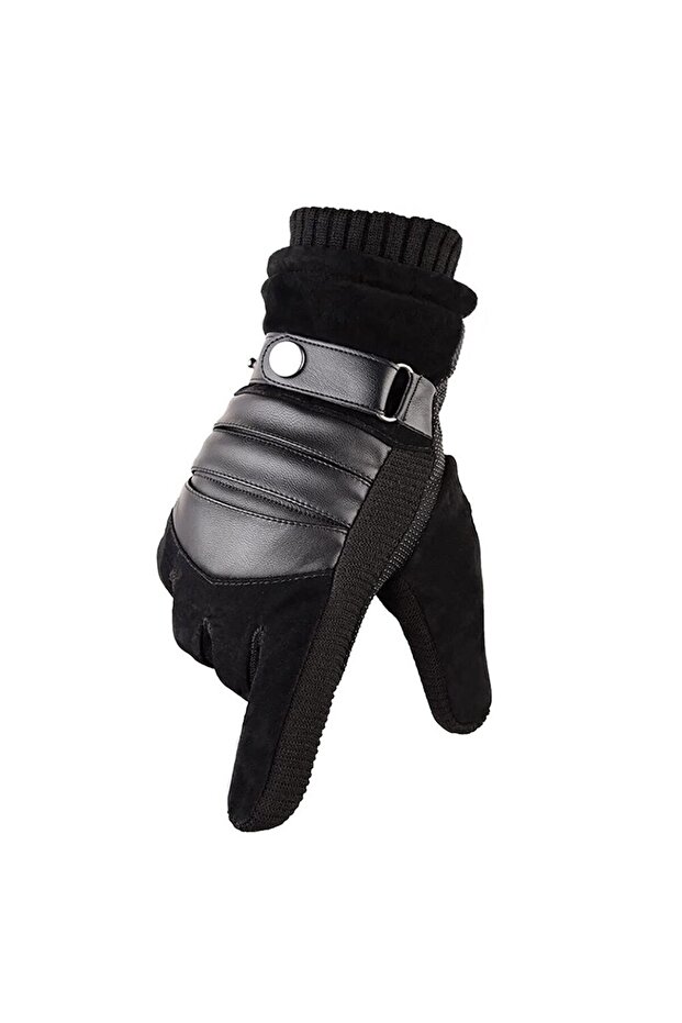 - Men's Gloves, Universal Size, Polyurethane, Gray - 4