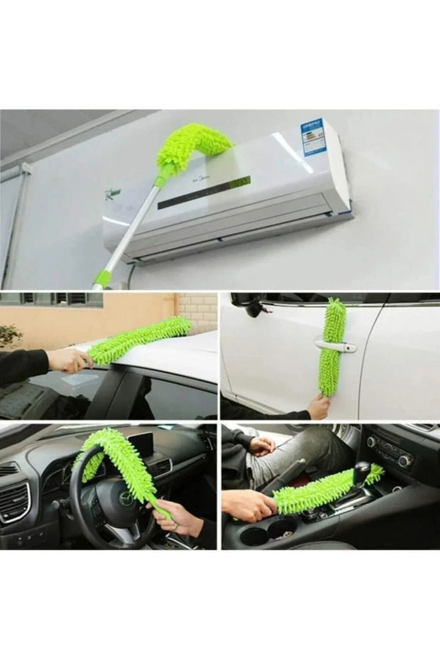 (1 Piece) Dusting Brush Bendable Flexible Microfiber Dusting Tassel - 2