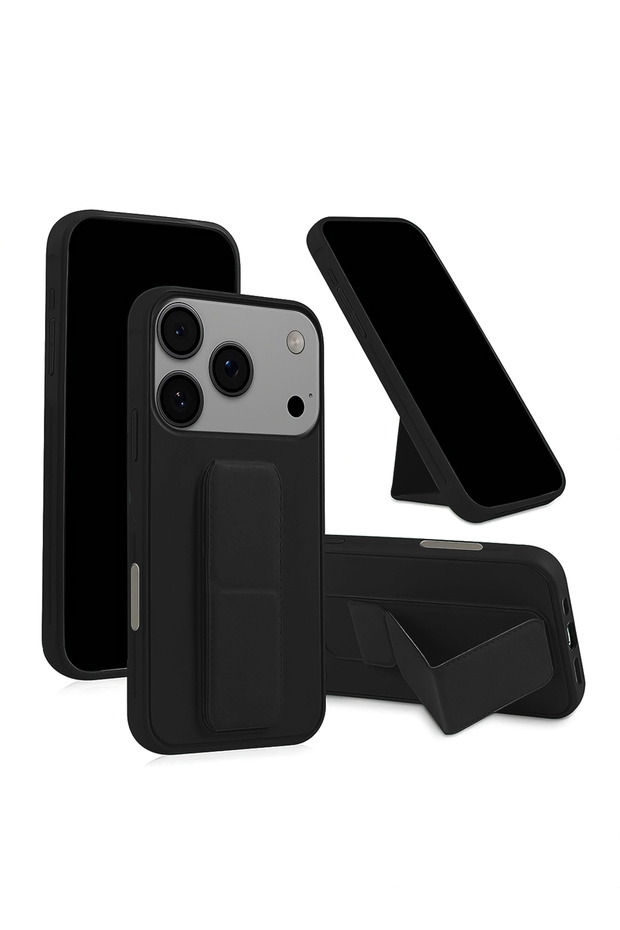 Apple iPhone 17 Pro Max 5G 2025 Hand Grip Foldable Magnetic Kickstand Case Cover