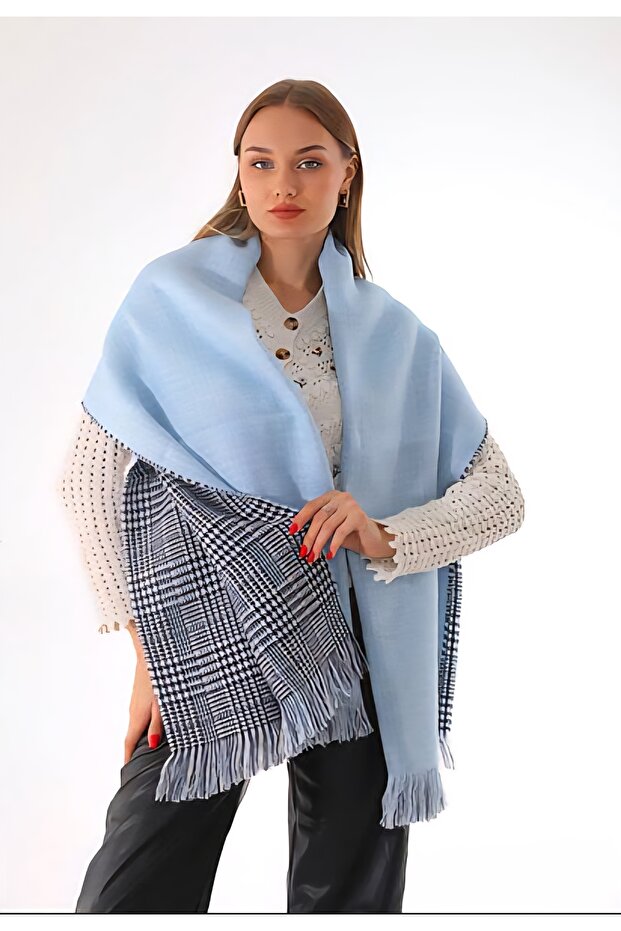 Çift taraflı ekose Atkı - 1